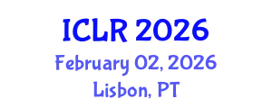 International Conference on Learning Representations (ICLR) February 02, 2026 - Lisbon, Portugal