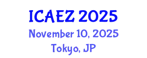 International Conference on Applied Entomology and Zoology (ICAEZ) November 10, 2025 - Tokyo, Japan