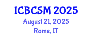 International Conference on Building Construction and Structural Materials (ICBCSM) August 21, 2025 - Rome, Italy