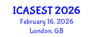 International Conference on Advances in Sports Engineering and Sports Technology (ICASEST) February 16, 2026 - London, United Kingdom