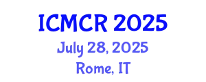 International Conference on Media and Communication Research (ICMCR) July 28, 2025 - Rome, Italy