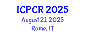International Conference on Peace and Conflict Resolution (ICPCR) August 21, 2025 - Rome, Italy