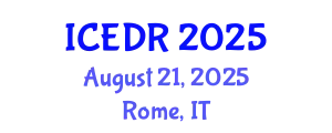 International Conference on Education and Development Research (ICEDR) August 21, 2025 - Rome, Italy