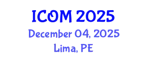 International Conference on Obesity Medicine (ICOM) December 04, 2025 - Lima, Peru