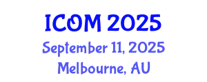 International Conference on Obesity Medicine (ICOM) September 11, 2025 - Melbourne, Australia