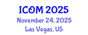 International Conference on Obesity Medicine (ICOM) November 24, 2025 - Las Vegas, United States