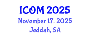 International Conference on Obesity Medicine (ICOM) November 17, 2025 - Jeddah, Saudi Arabia