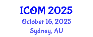 International Conference on Obesity Medicine (ICOM) October 16, 2025 - Sydney, Australia