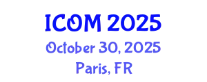 International Conference on Obesity Medicine (ICOM) October 30, 2025 - Paris, France