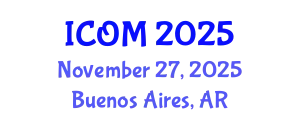International Conference on Obesity Medicine (ICOM) November 27, 2025 - Buenos Aires, Argentina