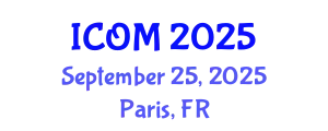 International Conference on Obesity Medicine (ICOM) September 25, 2025 - Paris, France