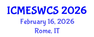 International Conference on Marginalization, Exclusion, and Social Work in a Changing Society (ICMESWCS) February 16, 2026 - Rome, Italy