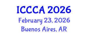 International Conference on Climate Change Adaptation (ICCCA) February 23, 2026 - Buenos Aires, Argentina
