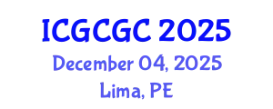 International Conference on Geopolymer Cement and Geopolymer Concrete (ICGCGC) December 04, 2025 - Lima, Peru