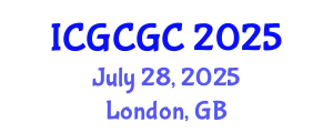 International Conference on Geopolymer Cement and Geopolymer Concrete (ICGCGC) July 28, 2025 - London, United Kingdom