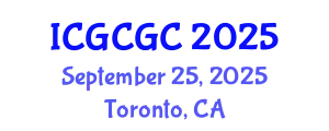 International Conference on Geopolymer Cement and Geopolymer Concrete (ICGCGC) September 25, 2025 - Toronto, Canada