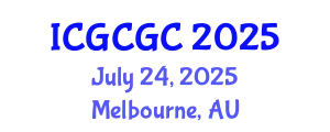 International Conference on Geopolymer Cement and Geopolymer Concrete (ICGCGC) July 24, 2025 - Melbourne, Australia