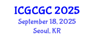 International Conference on Geopolymer Cement and Geopolymer Concrete (ICGCGC) September 18, 2025 - Seoul, Republic of Korea
