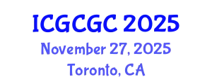 International Conference on Geopolymer Cement and Geopolymer Concrete (ICGCGC) November 27, 2025 - Toronto, Canada