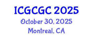 International Conference on Geopolymer Cement and Geopolymer Concrete (ICGCGC) October 30, 2025 - Montreal, Canada