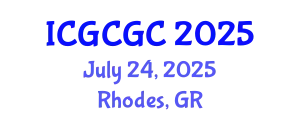 International Conference on Geopolymer Cement and Geopolymer Concrete (ICGCGC) July 24, 2025 - Rhodes, Greece