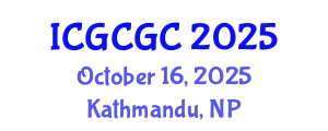 International Conference on Geopolymer Cement and Geopolymer Concrete (ICGCGC) October 16, 2025 - Kathmandu, Nepal