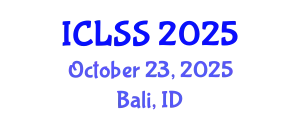 International Conference on Landslides and Slope Stability (ICLSS) October 23, 2025 - Bali, Indonesia