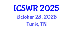 International Conference on Social Work Research (ICSWR) October 23, 2025 - Tunis, Tunisia