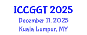 International Conference on Combinatorial Geometry and Graph Theory (ICCGGT) December 11, 2025 - Kuala Lumpur, Malaysia