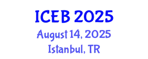 International Conference on Energy and Buildings (ICEB) August 14, 2025 - Istanbul, Turkey