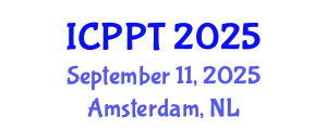 International Conference on Personality Psychology and Theories (ICPPT) September 11, 2025 - Amsterdam, Netherlands