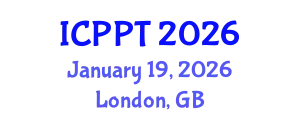 International Conference on Personality Psychology and Theories (ICPPT) January 19, 2026 - London, United Kingdom