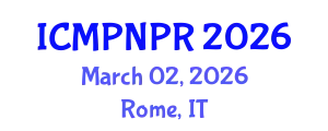 International Conference on Medicinal Plants and Natural Products Research (ICMPNPR) March 02, 2026 - Rome, Italy