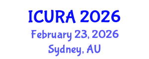 International Conference on Urban Resilience and Adaptation (ICURA) February 23, 2026 - Sydney, Australia