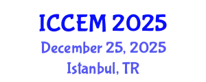 International Conference on Corrosion Engineering and Materials (ICCEM) December 25, 2025 - Istanbul, Turkey