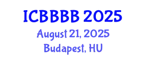 International Conference on Biomathematics, Biostatistics, Bioinformatics and Bioengineering (ICBBBB) August 21, 2025 - Budapest, Hungary