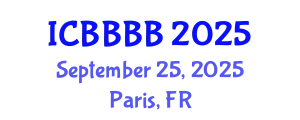 International Conference on Biomathematics, Biostatistics, Bioinformatics and Bioengineering (ICBBBB) September 25, 2025 - Paris, France