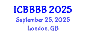 International Conference on Biomathematics, Biostatistics, Bioinformatics and Bioengineering (ICBBBB) September 25, 2025 - London, United Kingdom