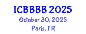 International Conference on Biomathematics, Biostatistics, Bioinformatics and Bioengineering (ICBBBB) October 30, 2025 - Paris, France