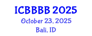 International Conference on Biomathematics, Biostatistics, Bioinformatics and Bioengineering (ICBBBB) October 23, 2025 - Bali, Indonesia