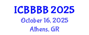 International Conference on Biomathematics, Biostatistics, Bioinformatics and Bioengineering (ICBBBB) October 16, 2025 - Athens, Greece