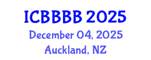 International Conference on Biomathematics, Biostatistics, Bioinformatics and Bioengineering (ICBBBB) December 04, 2025 - Auckland, New Zealand
