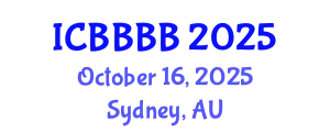 International Conference on Biomathematics, Biostatistics, Bioinformatics and Bioengineering (ICBBBB) October 16, 2025 - Sydney, Australia