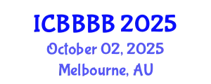 International Conference on Biomathematics, Biostatistics, Bioinformatics and Bioengineering (ICBBBB) October 02, 2025 - Melbourne, Australia