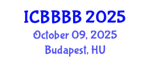 International Conference on Biomathematics, Biostatistics, Bioinformatics and Bioengineering (ICBBBB) October 09, 2025 - Budapest, Hungary