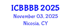 International Conference on Biomathematics, Biostatistics, Bioinformatics and Bioengineering (ICBBBB) November 03, 2025 - Nicosia, Cyprus