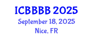 International Conference on Biomathematics, Biostatistics, Bioinformatics and Bioengineering (ICBBBB) September 18, 2025 - Nice, France