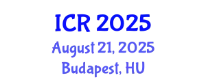 International Conference on Rheology (ICR) August 21, 2025 - Budapest, Hungary