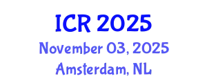 International Conference on Rheology (ICR) November 03, 2025 - Amsterdam, Netherlands