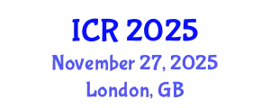 International Conference on Rheology (ICR) November 27, 2025 - London, United Kingdom
